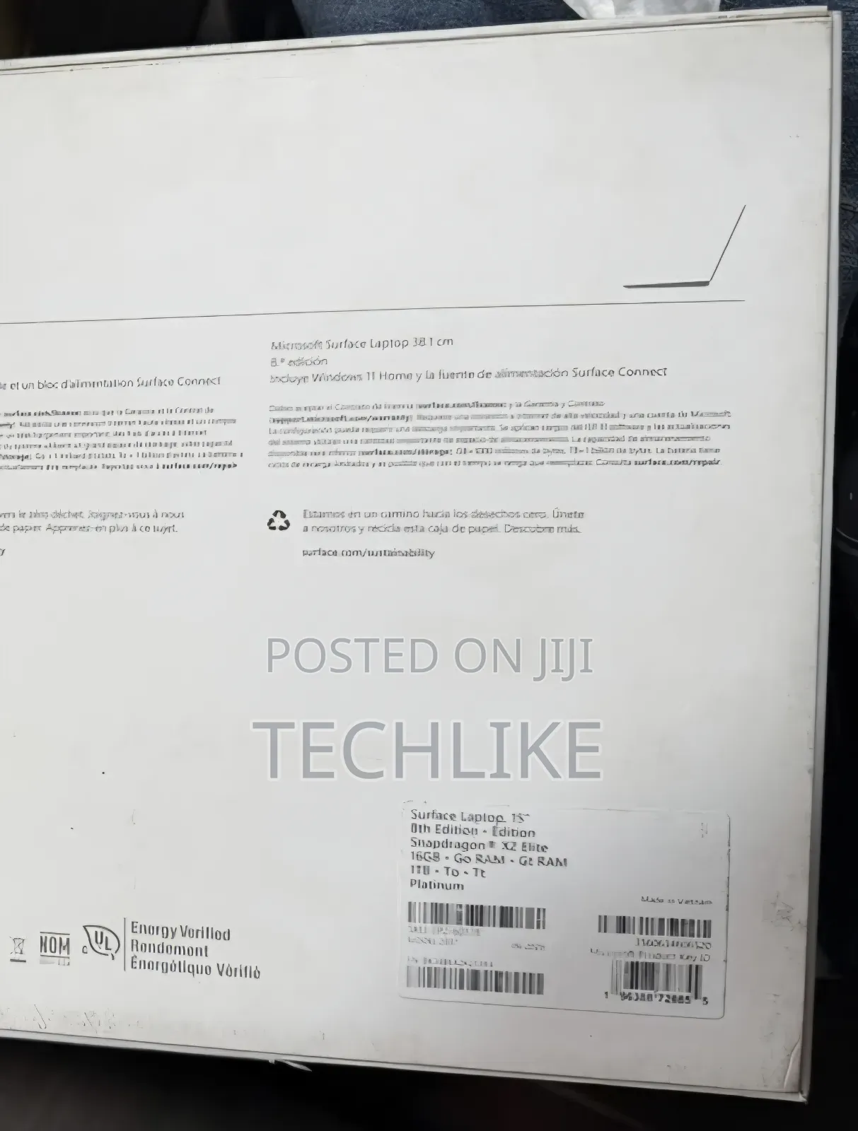 New Microsoft Surface Laptop 8 16GB Qualcomm Snapdragon X Elite SSD 1T