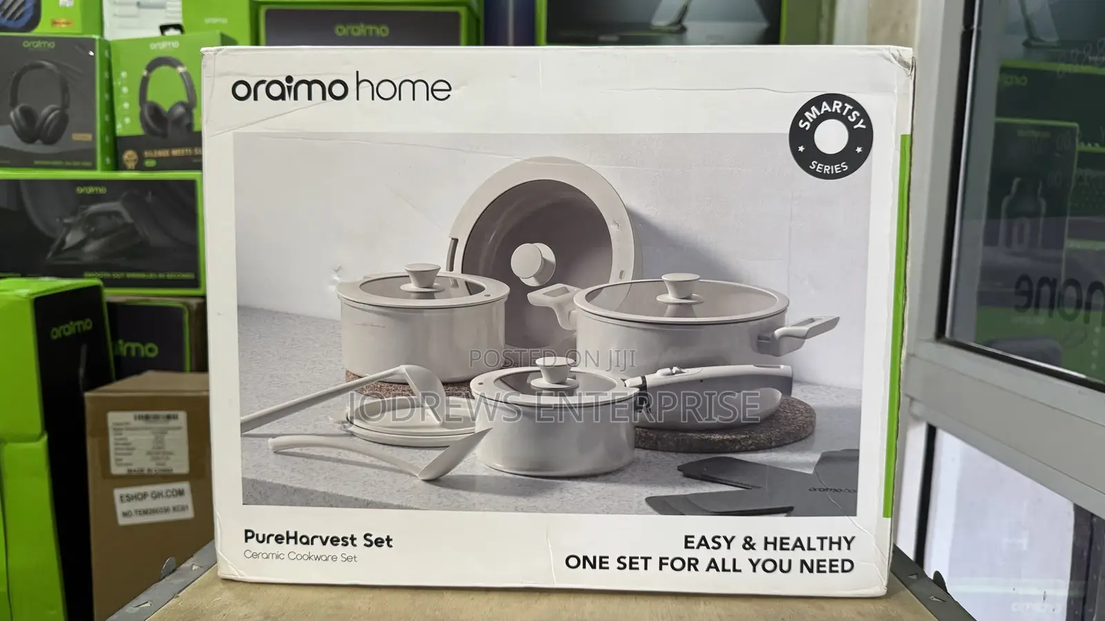Oraimo PureHarvest Set Versatile Convenient Ceramic Cookware