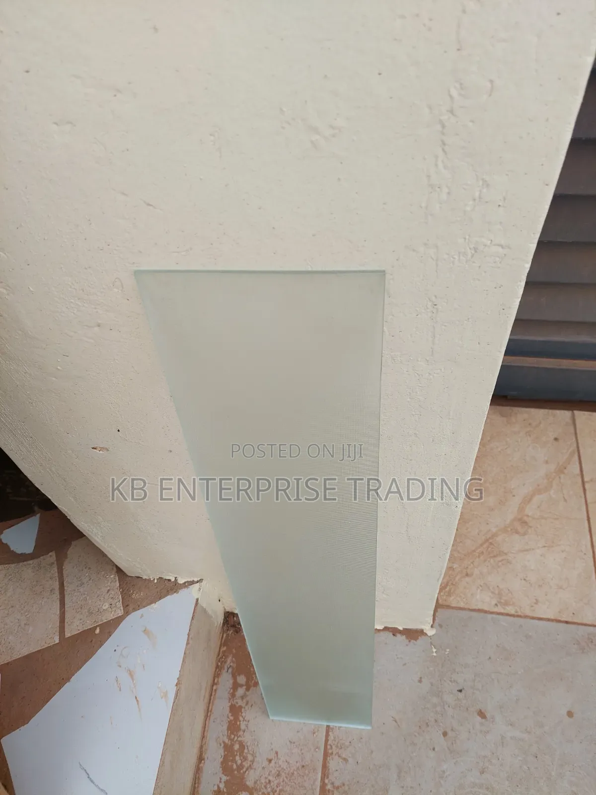Frosted Glass Privacy Panel / Matte Window Loovers
