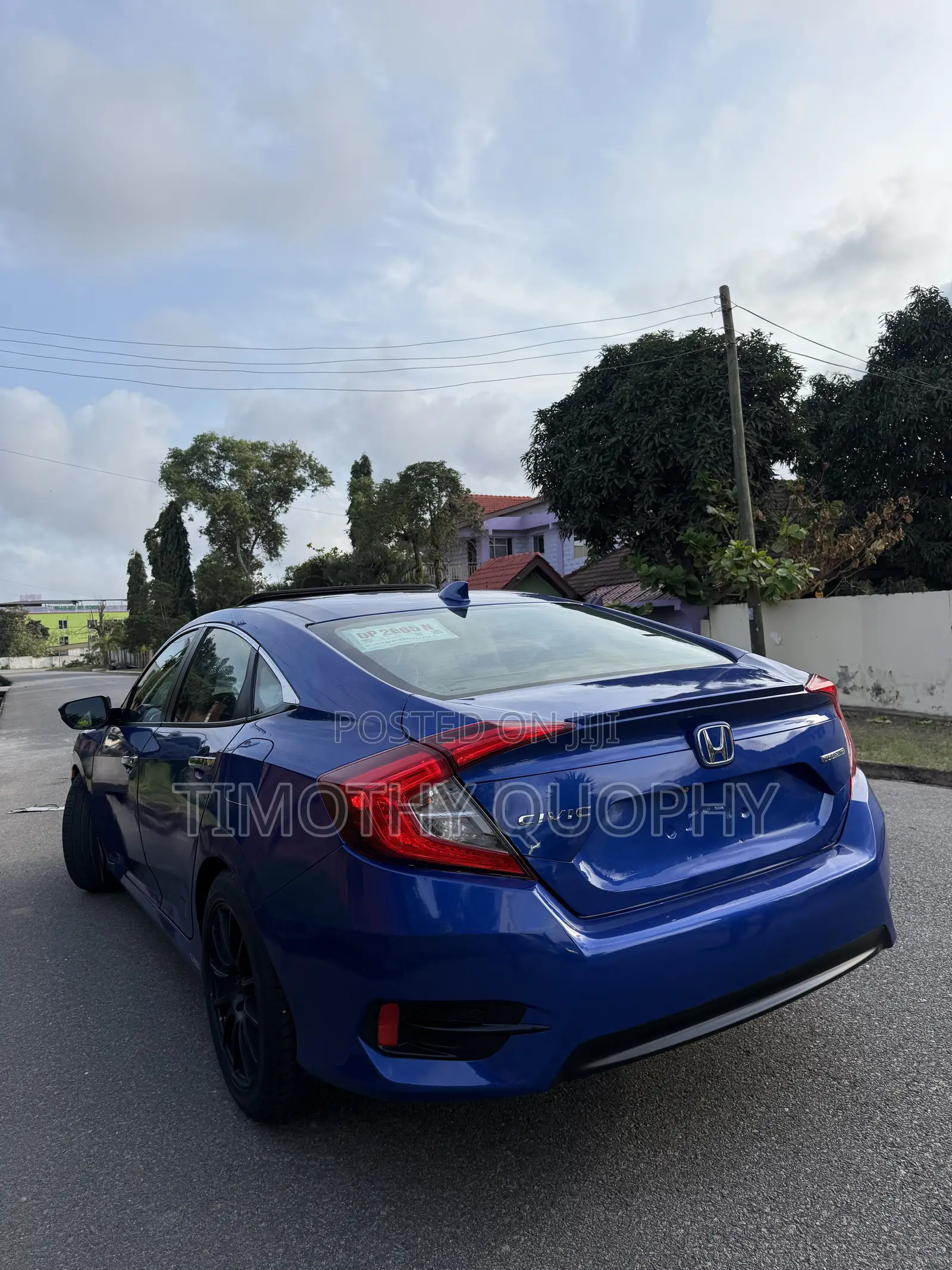 Honda Civic Touring 4dr Sedan (1.5L 4cyl) 2017 Blue