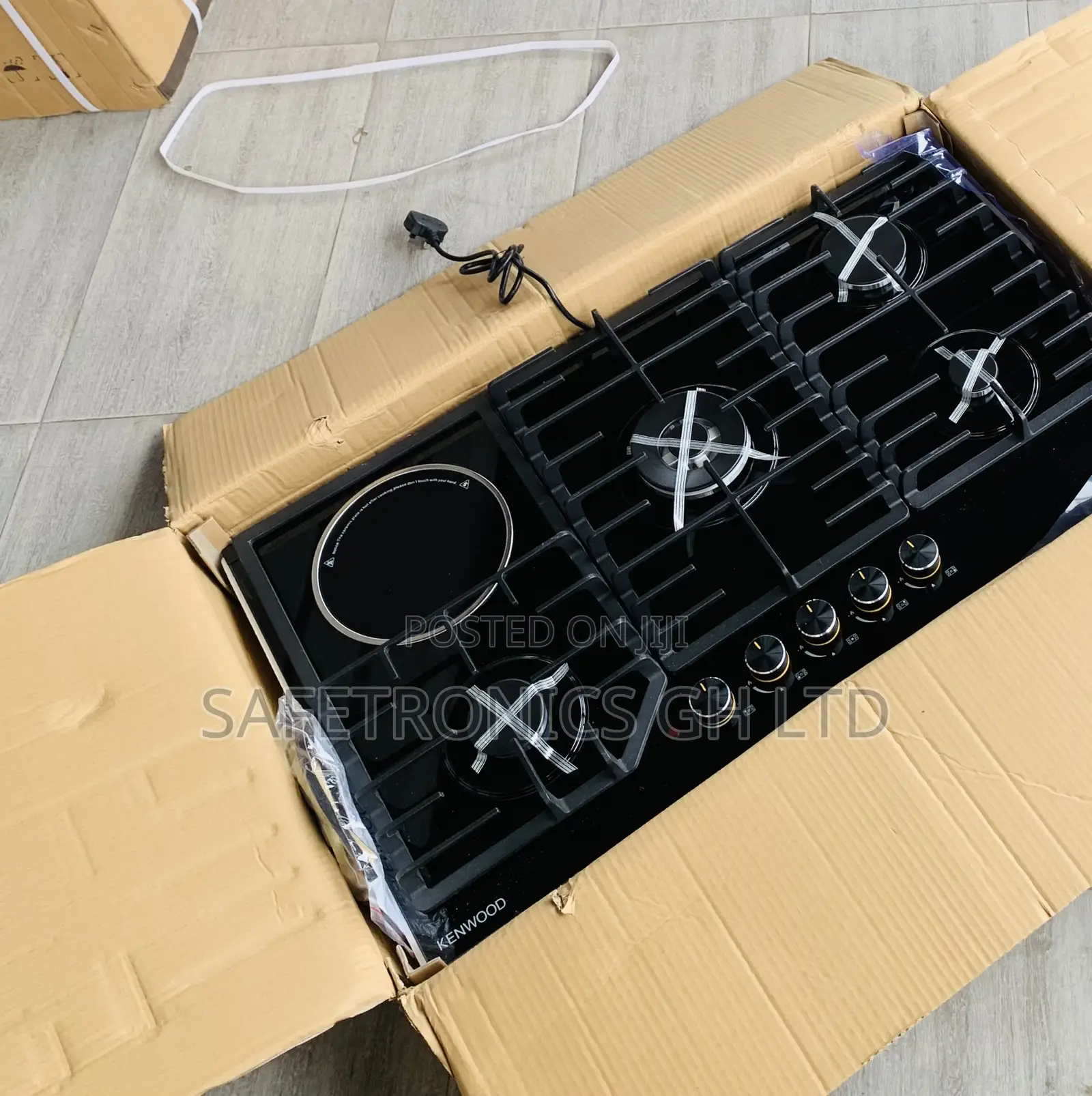 Kindly Check Electric Kenwood Inbuilt 4+1 Black Hob