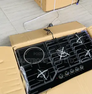 Perfect Good Black Inbuilt Kenwood 90cm 4+1 Hob