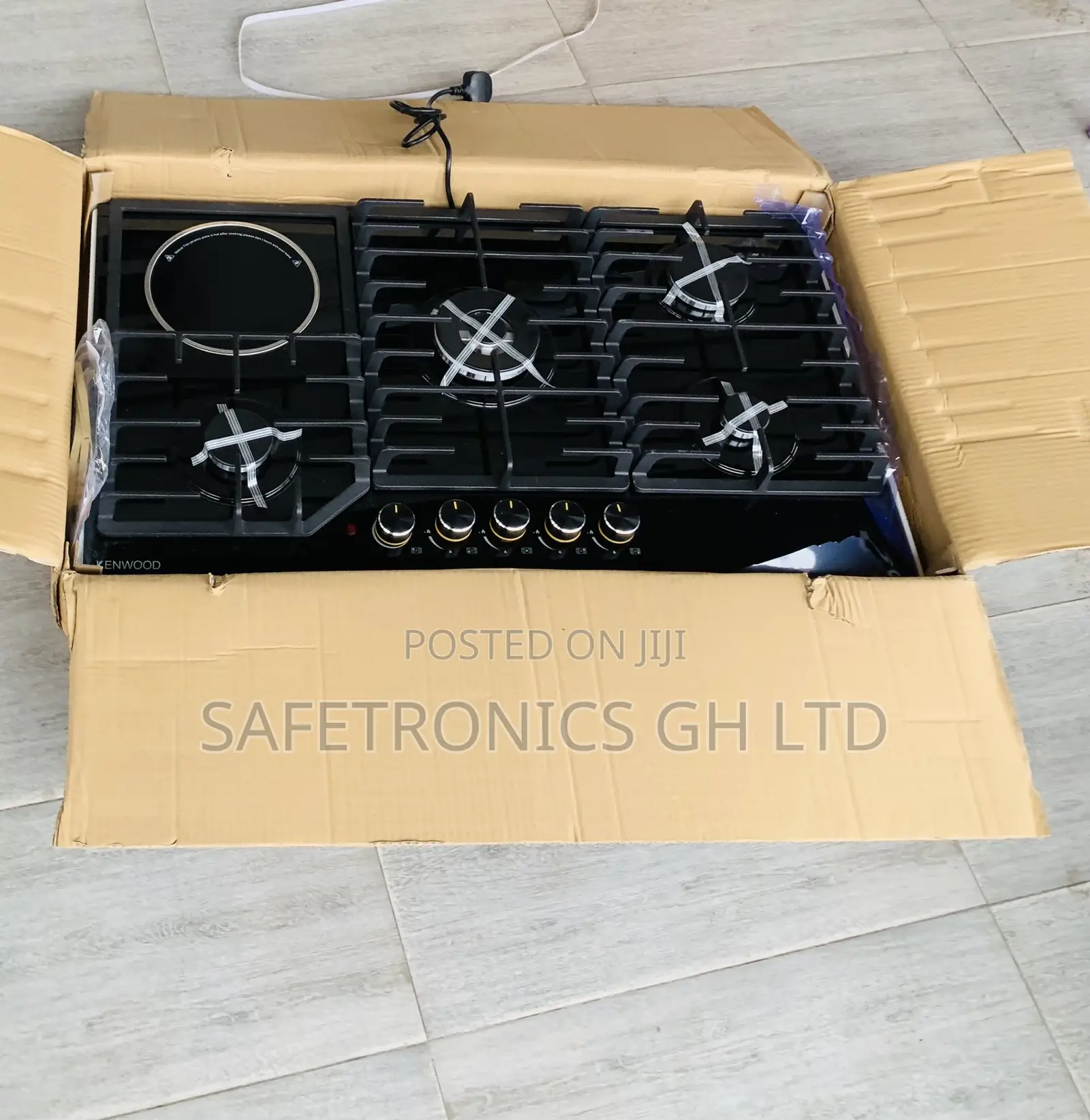Exclusive Black Inbuilt 90cm 4+1 Kenwood Hob