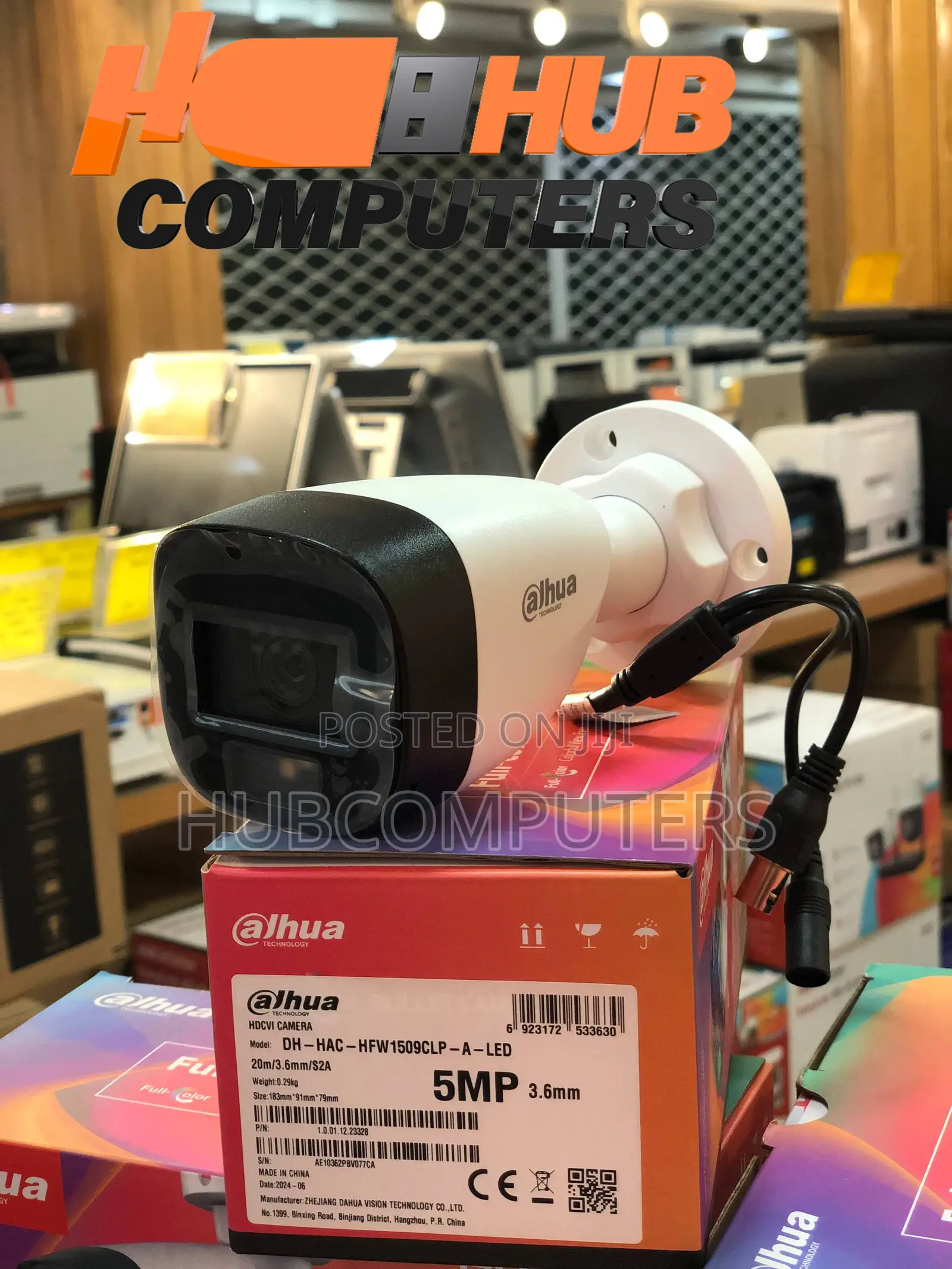 Dahua (Dh-Hac-Hfw1509clp-a-Led-0360b-S24) 5mp Color Bullet
