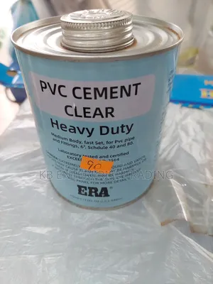 ERA Heavy Duty Clear PVC Cement (1 Quart)
