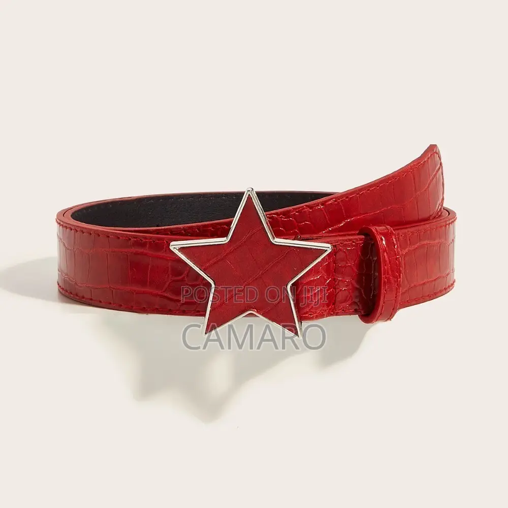 Trendy Womens Belt Red