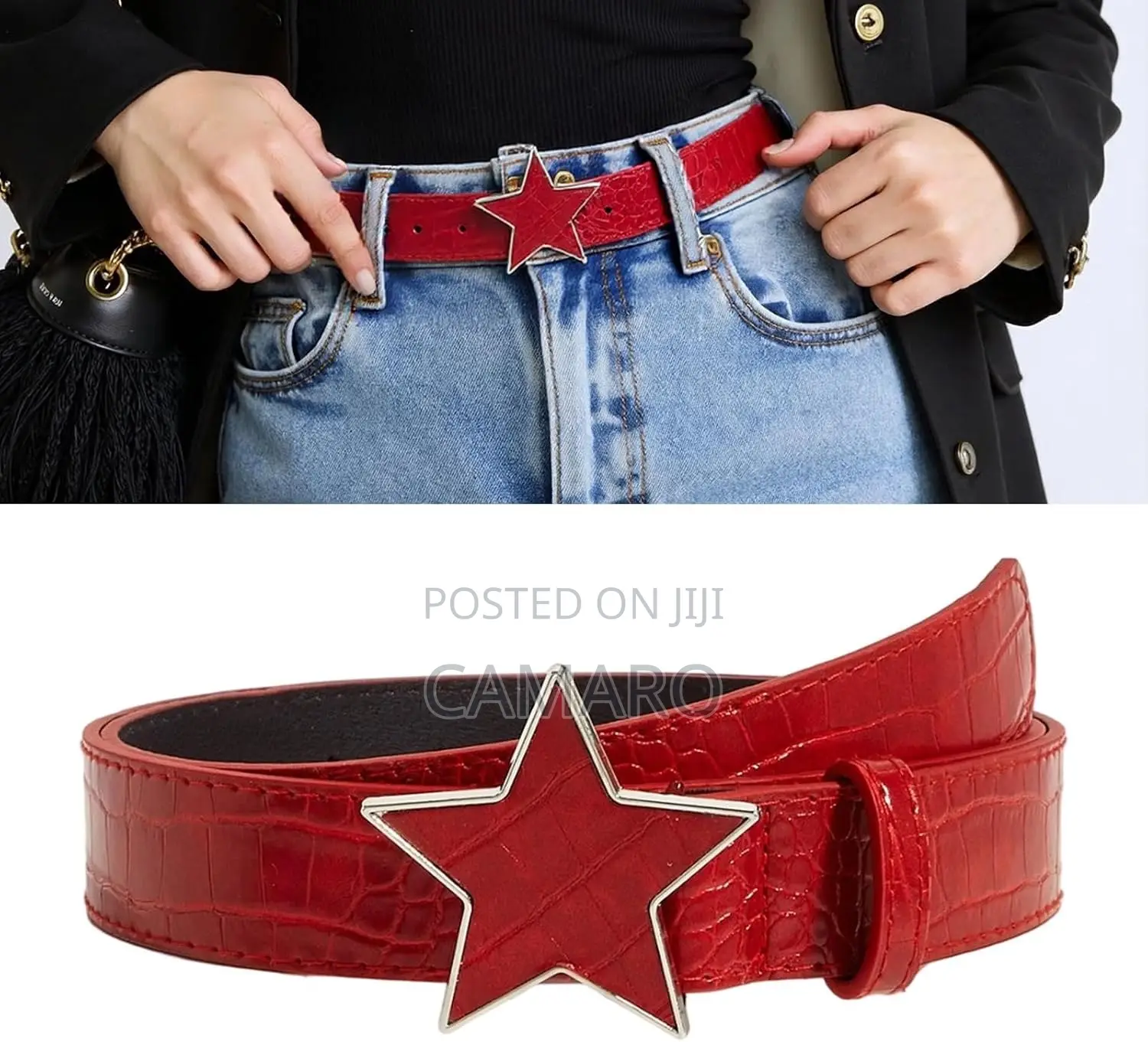 Trendy Womens Belt Red