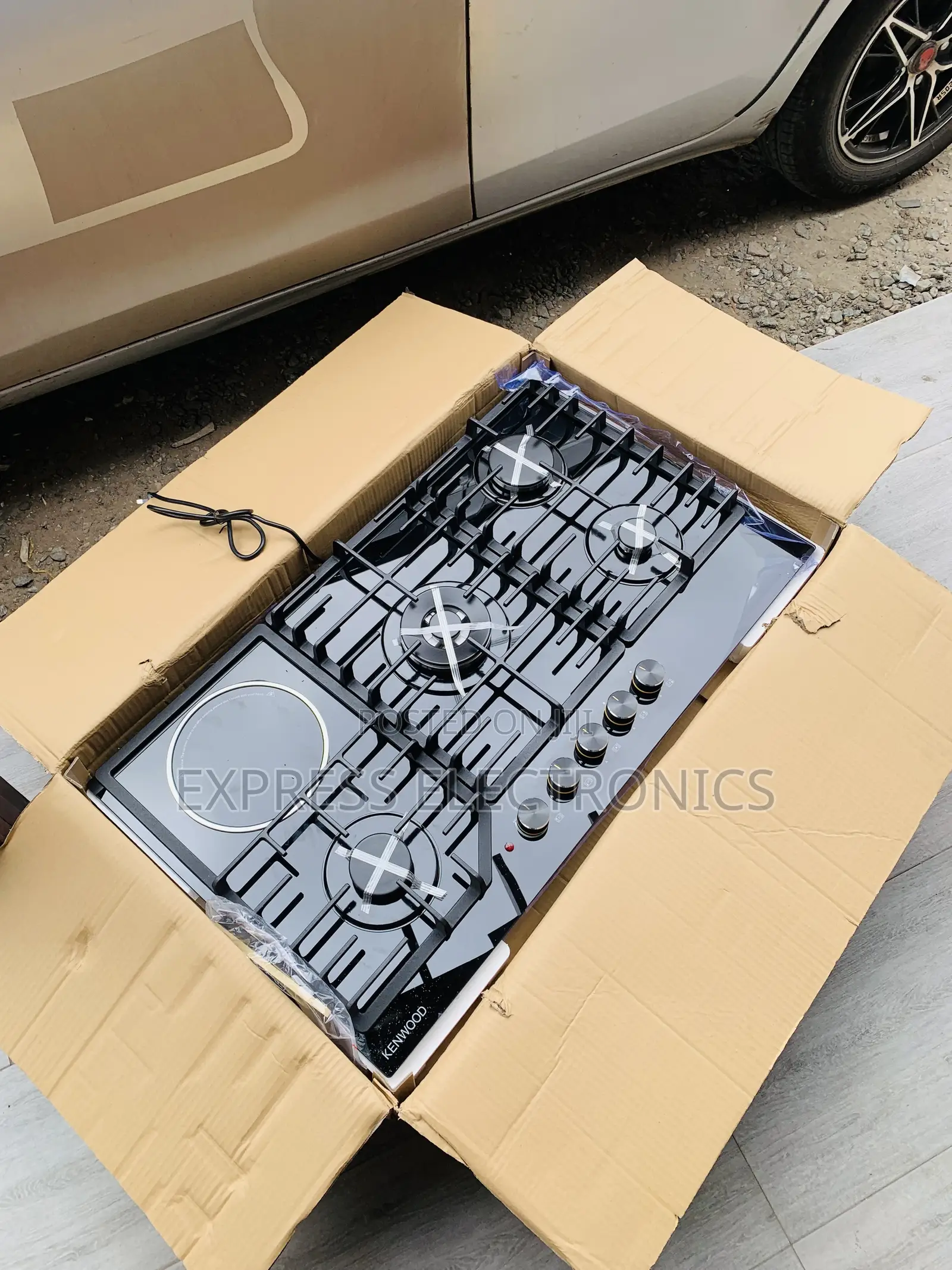 Highly Recommended Kenwood 90cm Tempered Glass 4 Gas + 1 Electric