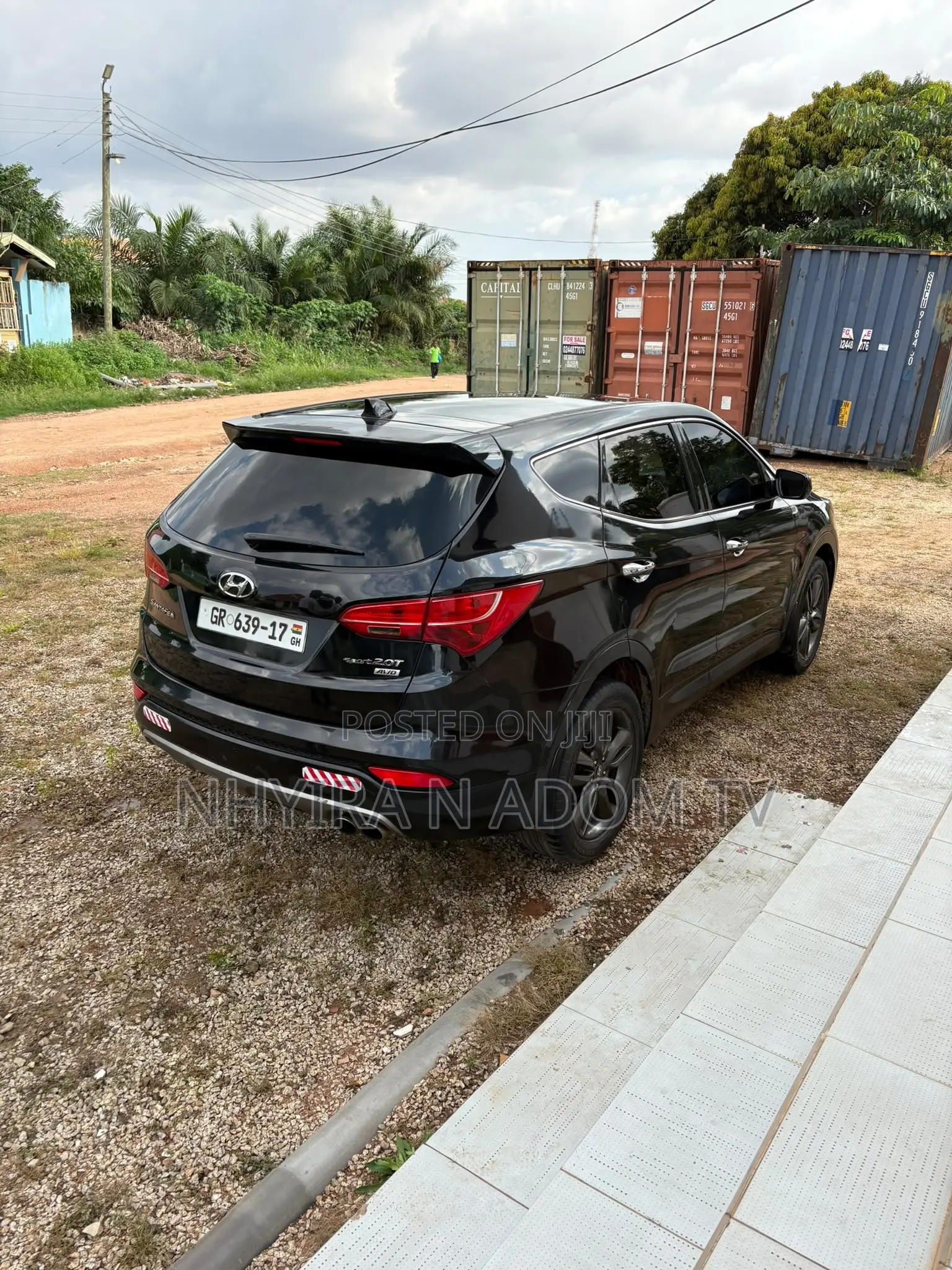 Hyundai Santa Fe SE AWD 2016 Black