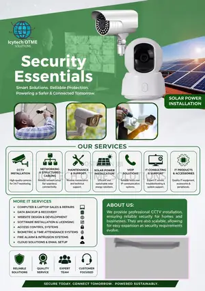 Solar CCTV Surveillance Installation