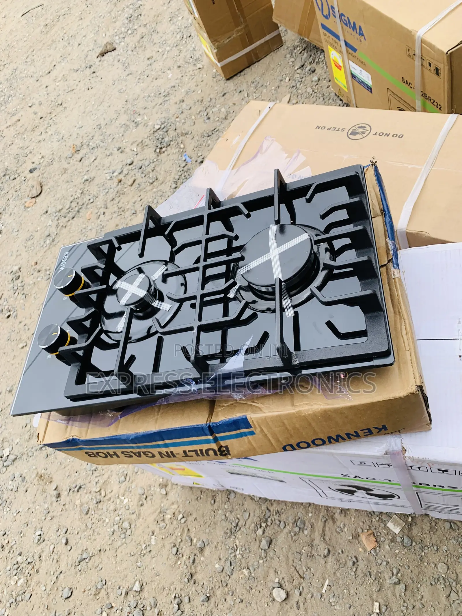 Special Offers KENWOOD 2Hob Glass Top Gas Cooker – Model KGC-885
