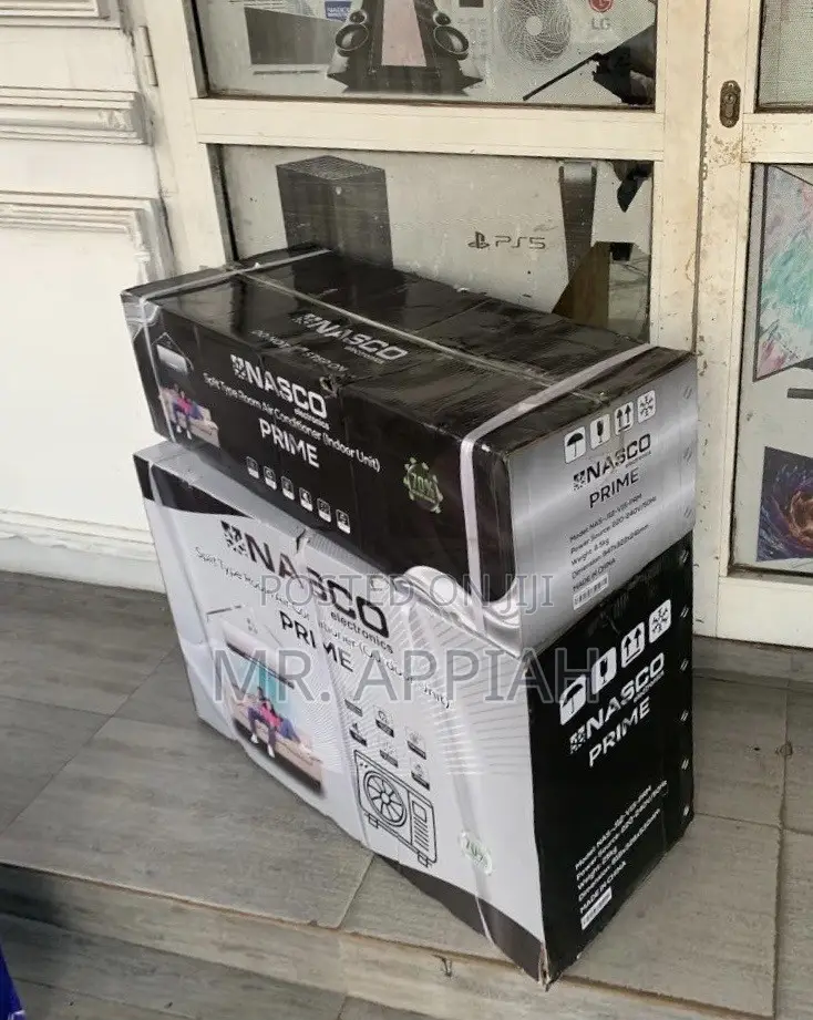 Shop Unique Nasco 1.5hp 1.5hp Air Conditioner(Silver).