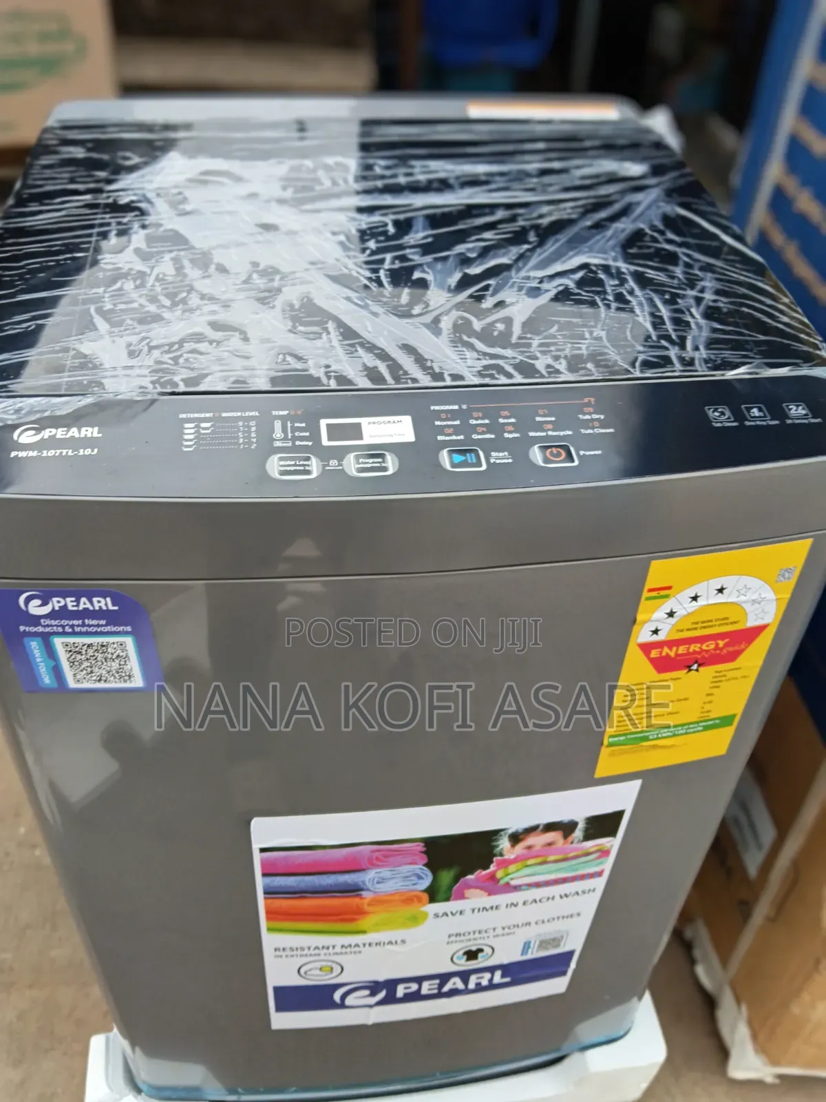 Pearl 10kg Top Load Washing Machine