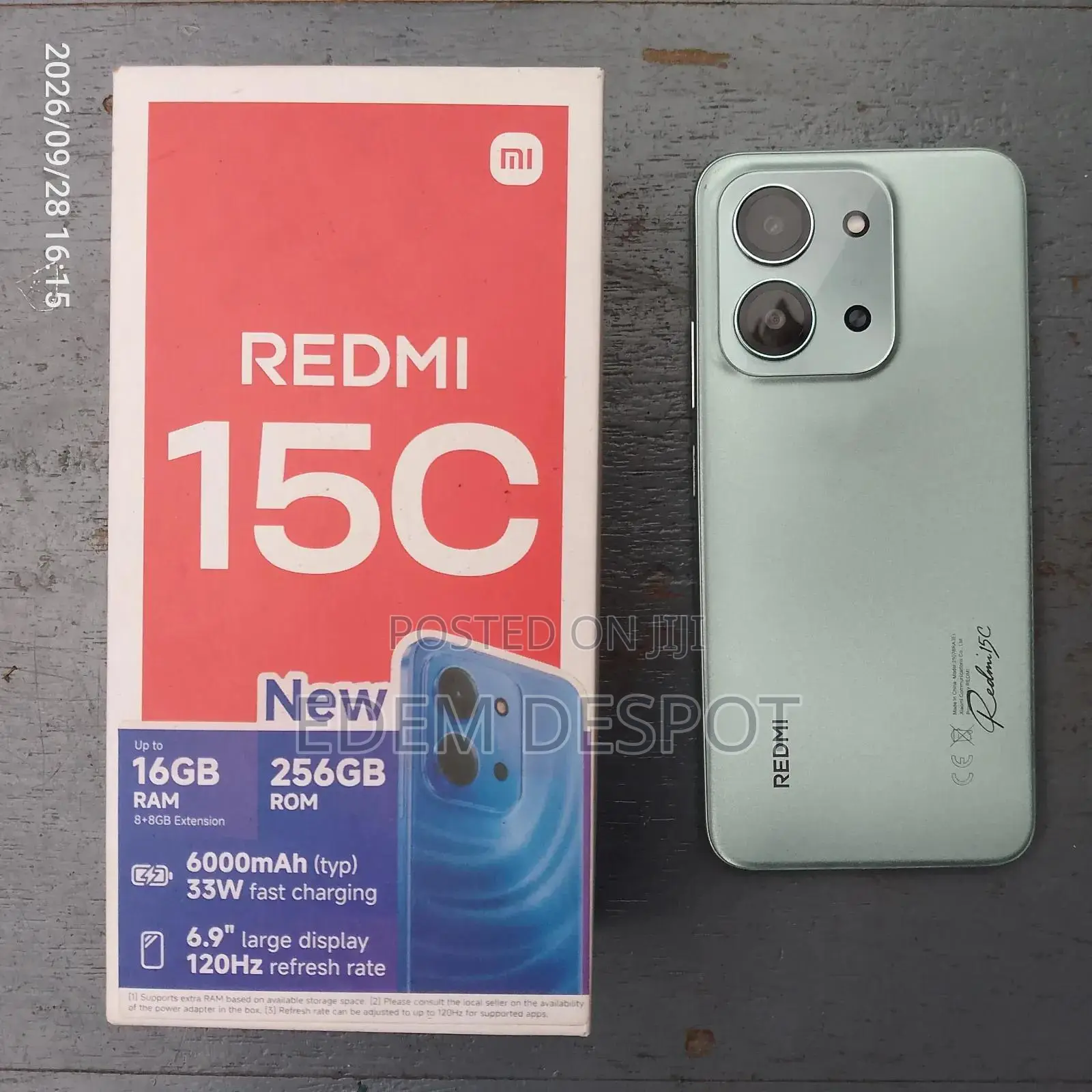 Xiaomi Redmi 15C 4G 256 GB Green