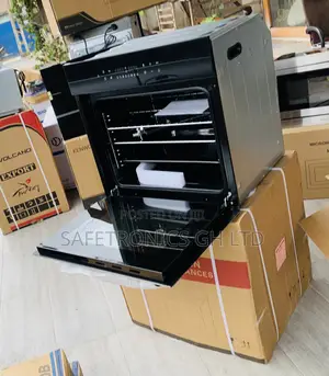 Shop Classic Inbuilt Electric Black Sliver Kenwood Oven