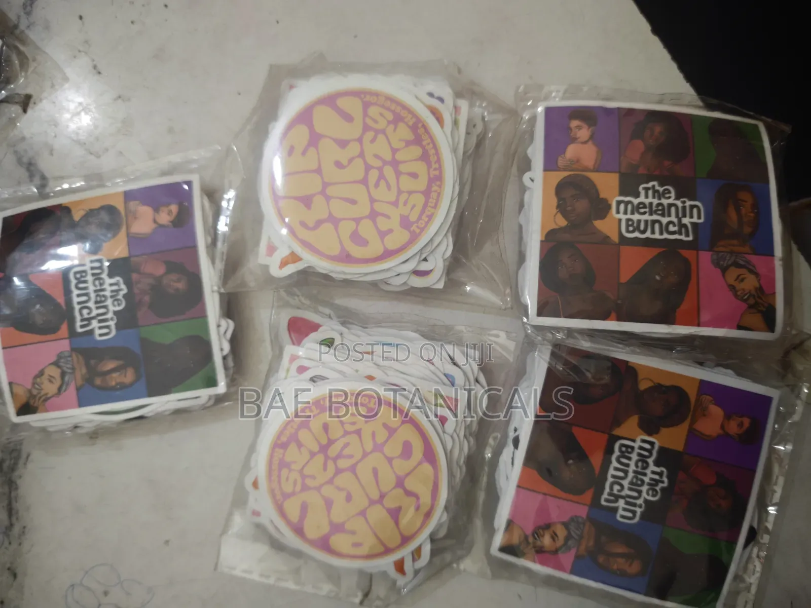 Melanin Theme Aesthetic Stickers for Bundles and Gift Sets