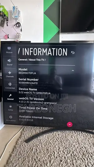 Smart LG TV 86 Inches