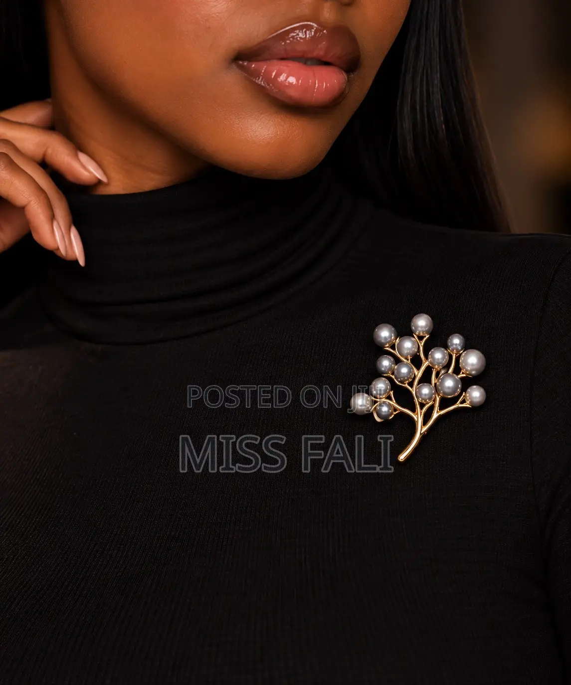 Pearl Branch Brooch