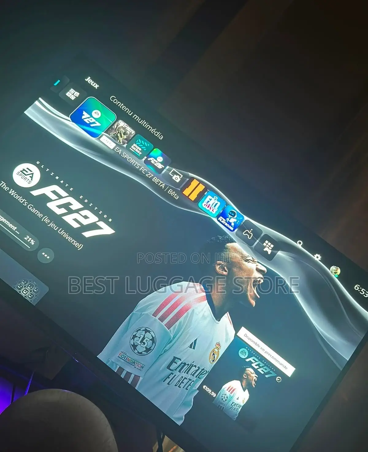 PS5 Standard With Two Controllers and Games Including Fc27