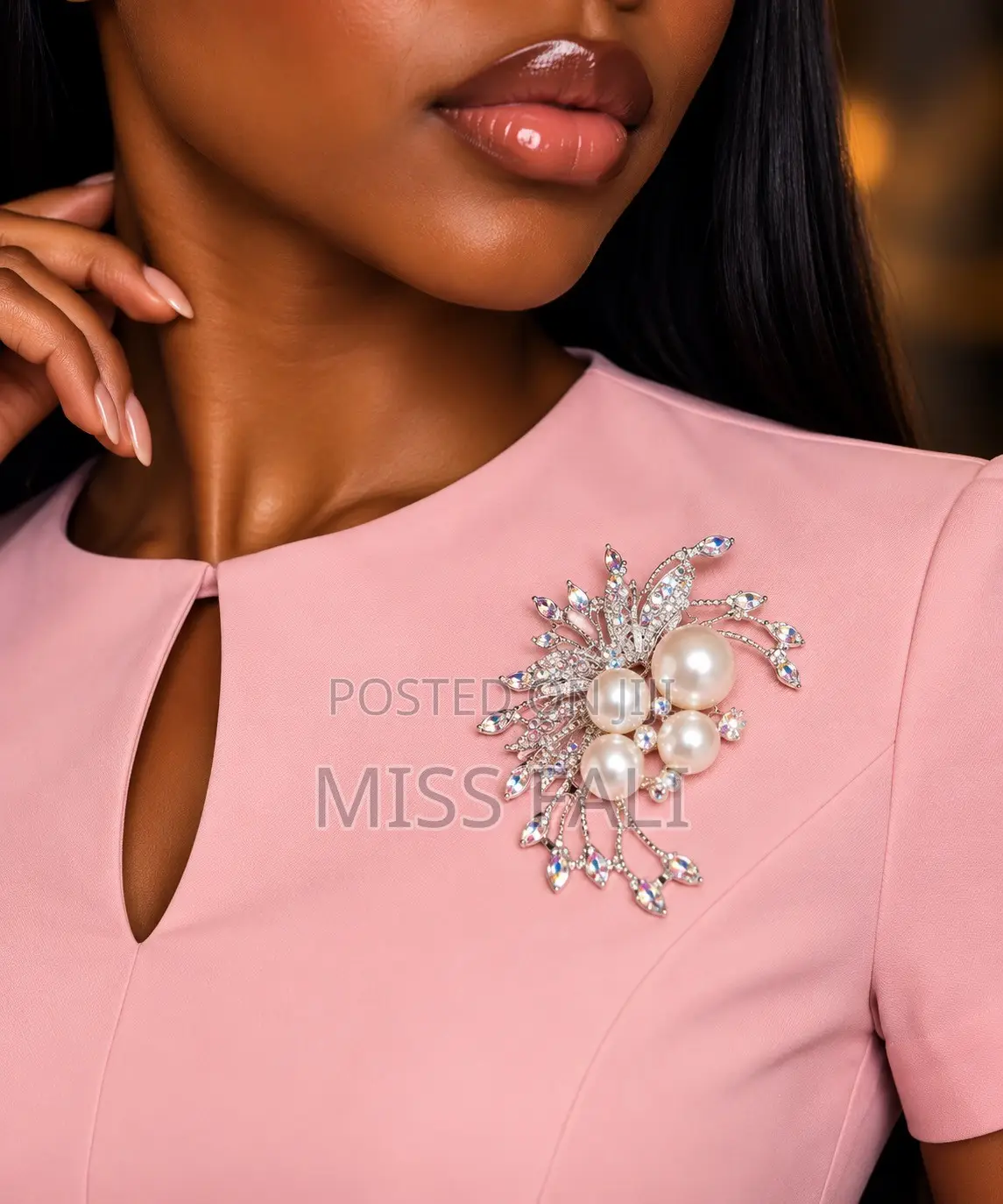 Pearl Radiance Brooch