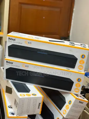Mebus Mini Soundbar, 2.1CH Mini Sound Bar, 30W Speaker With BT 5.4,