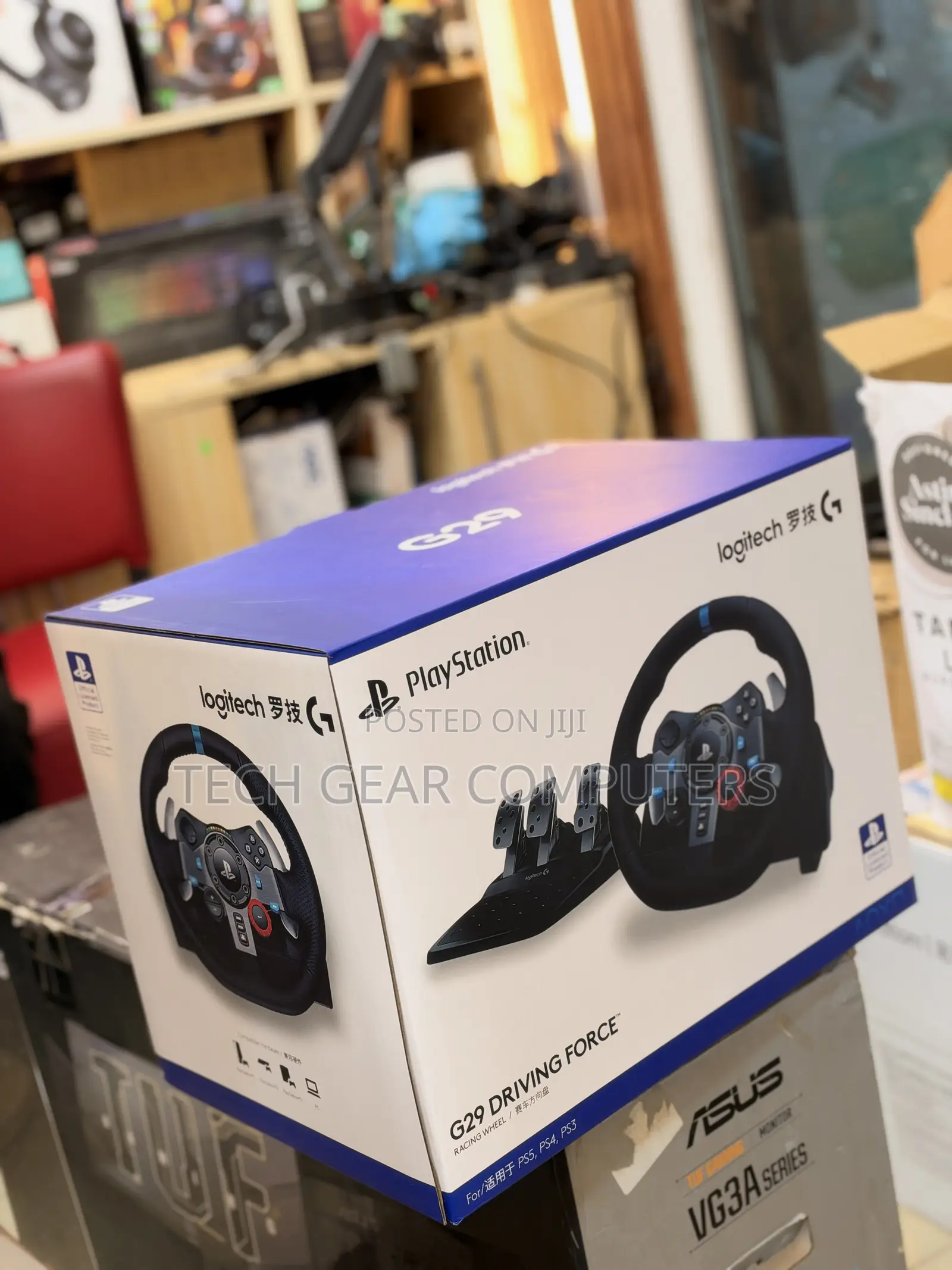 Logitech G29 Driving Force Racing Wheel for PS5 PS4 PS3