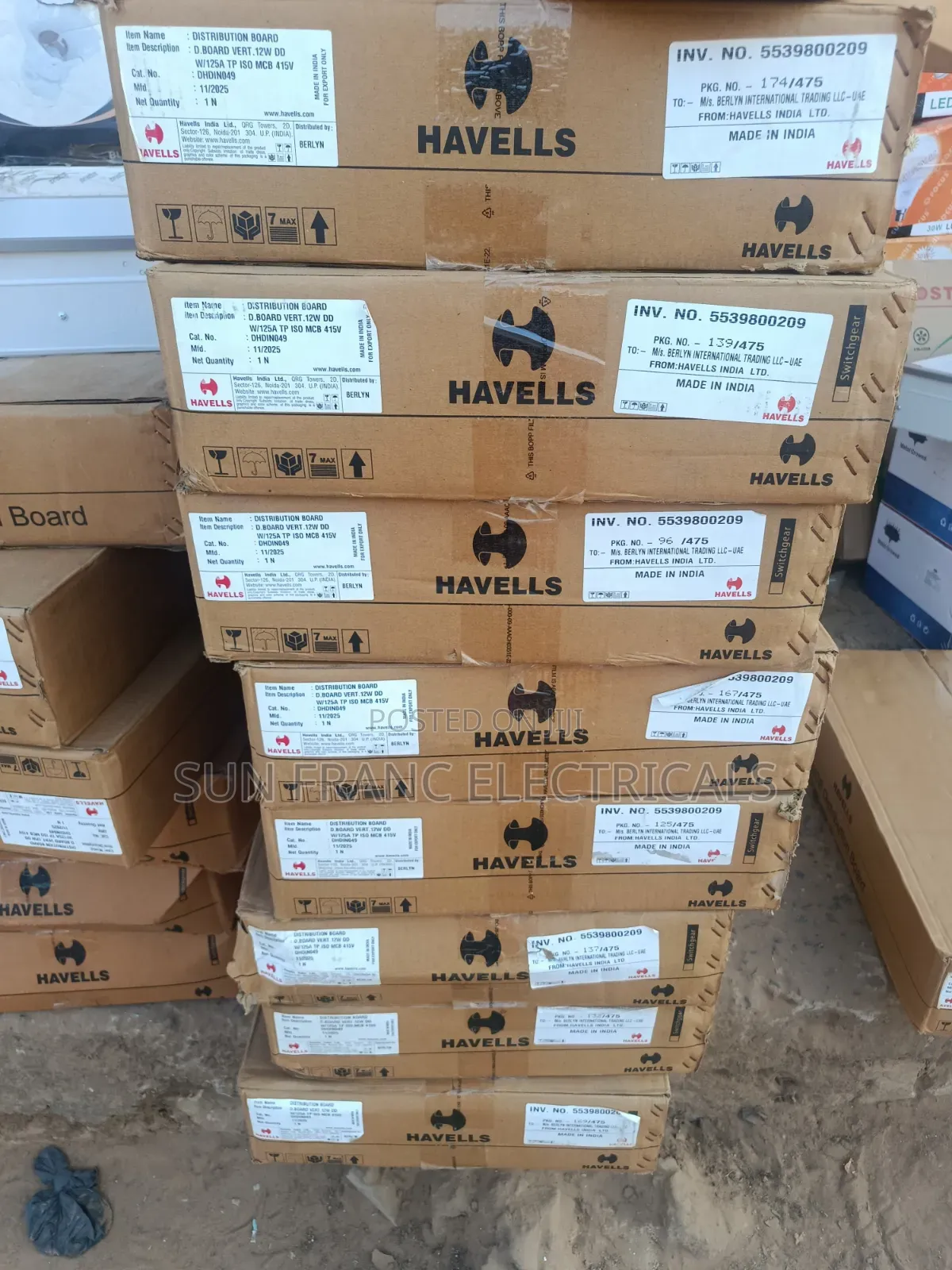 8way 3phase Havels Original Distribution Main Switch
