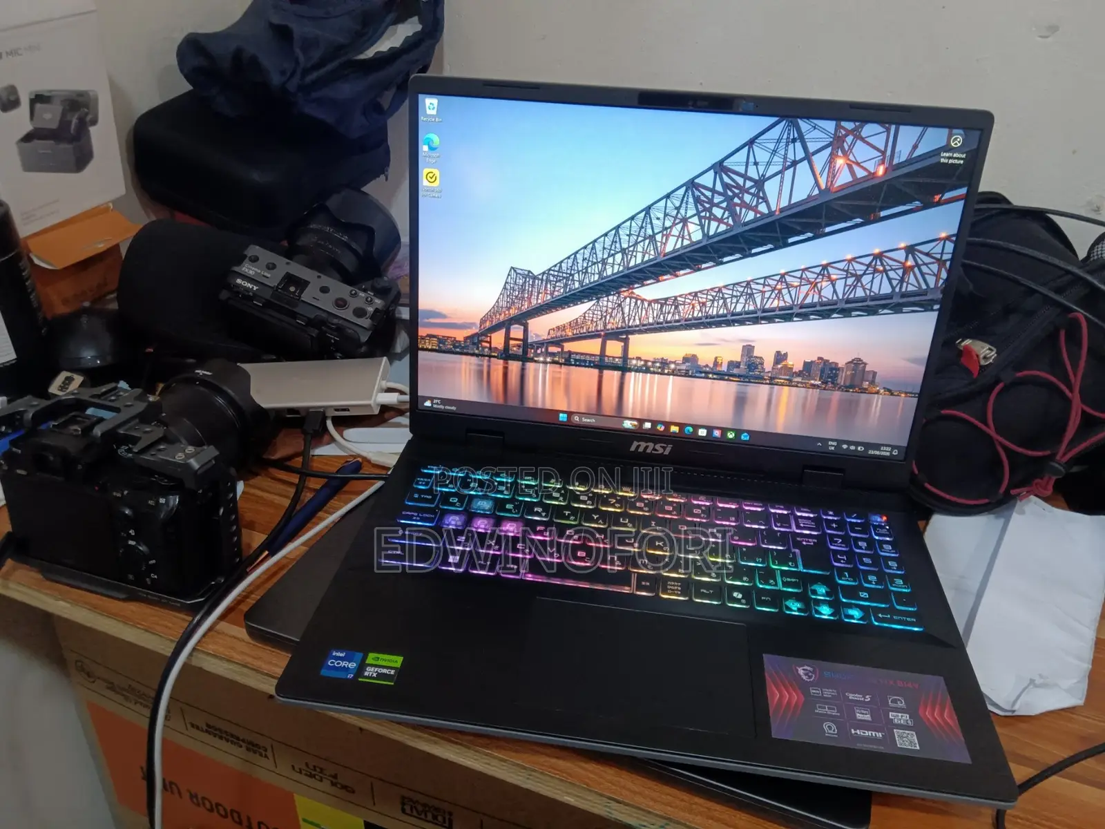 Laptop MSI 32GB Intel Core i7 SSD 1T
