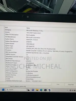 Laptop Lenovo ThinkPad X390 8GB Intel Core i5 SSD 256GB