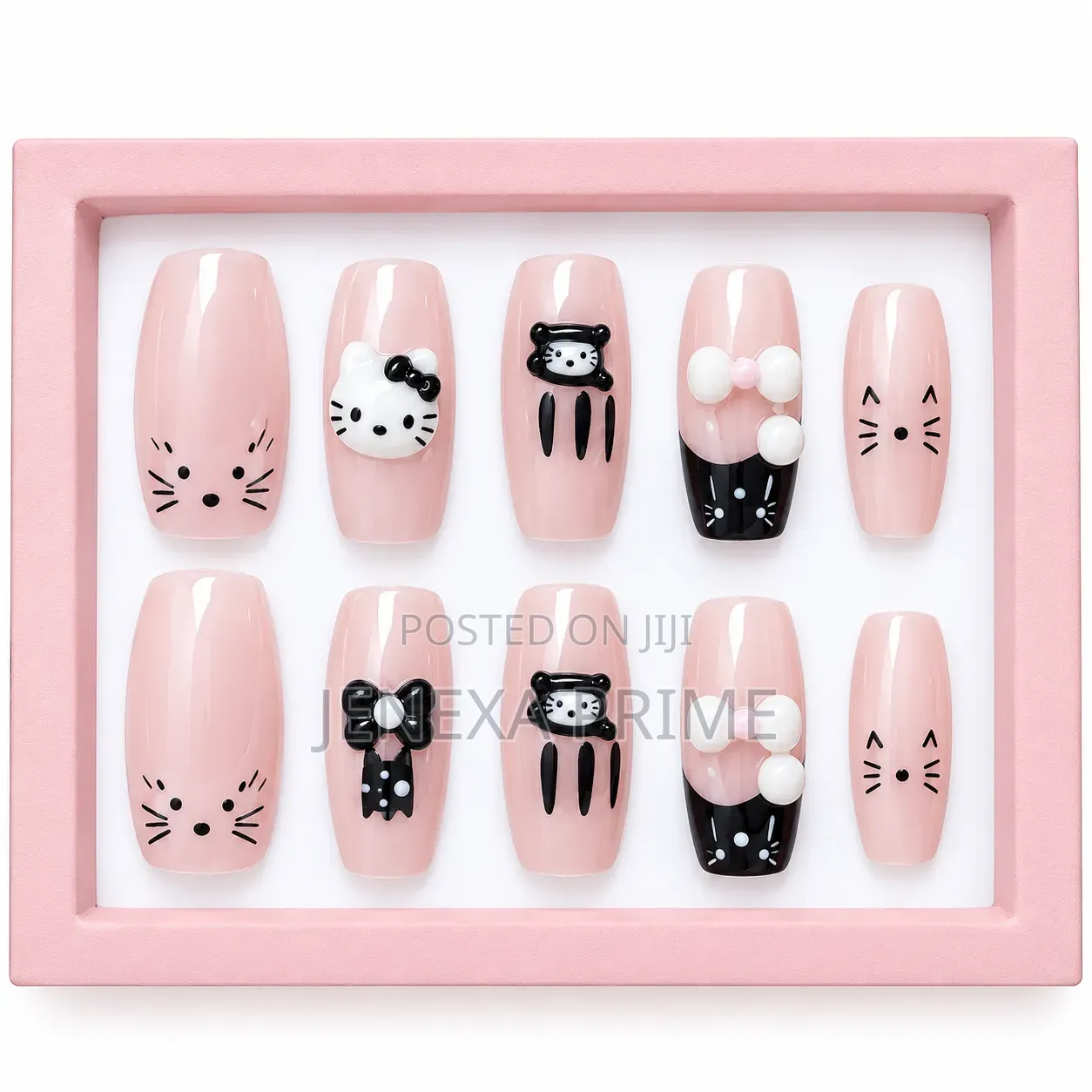 Hello Kitty Nude Bow Press-on Nails