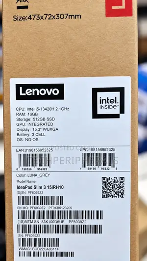 New Laptop Lenovo Ideapad 3 16GB Intel Core i5 SSD 512GB