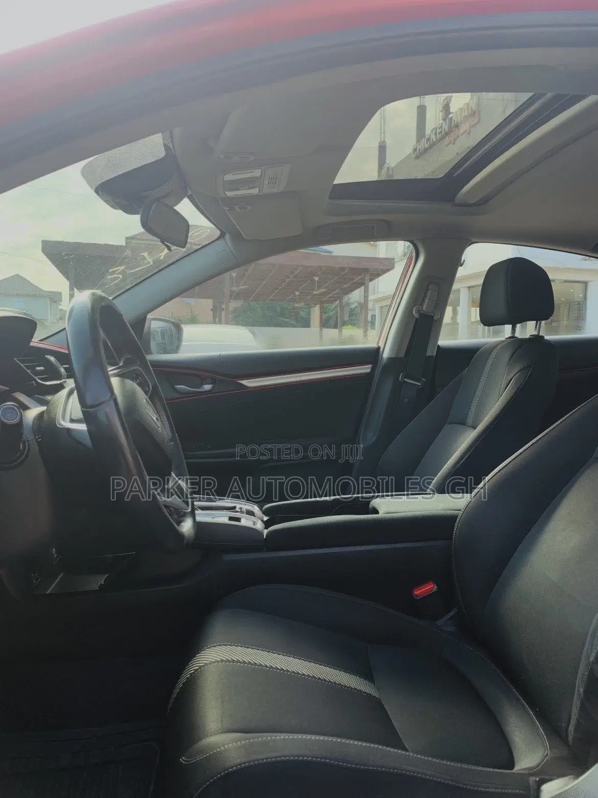 Honda Civic EX Sedan 2018 Red