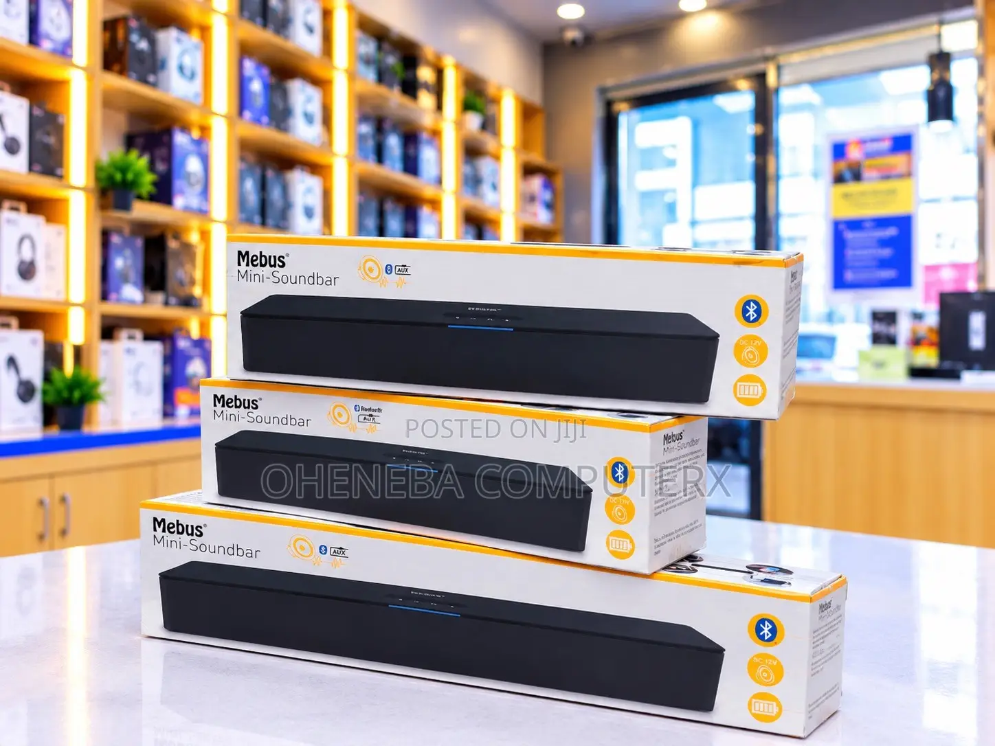 Mebus Mini Soundbar, 2.1Channel Bluetooth, Aux
