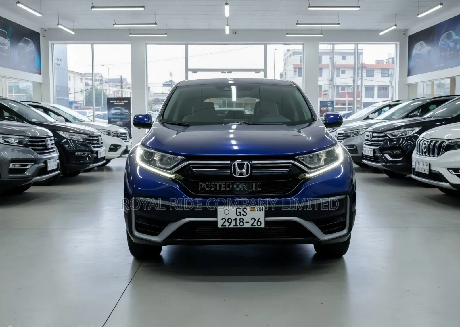Car Rental- Honda Cr-v Blue
