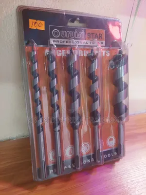Ououisi Star Professional 5-Piece Auger Drill Bit Set