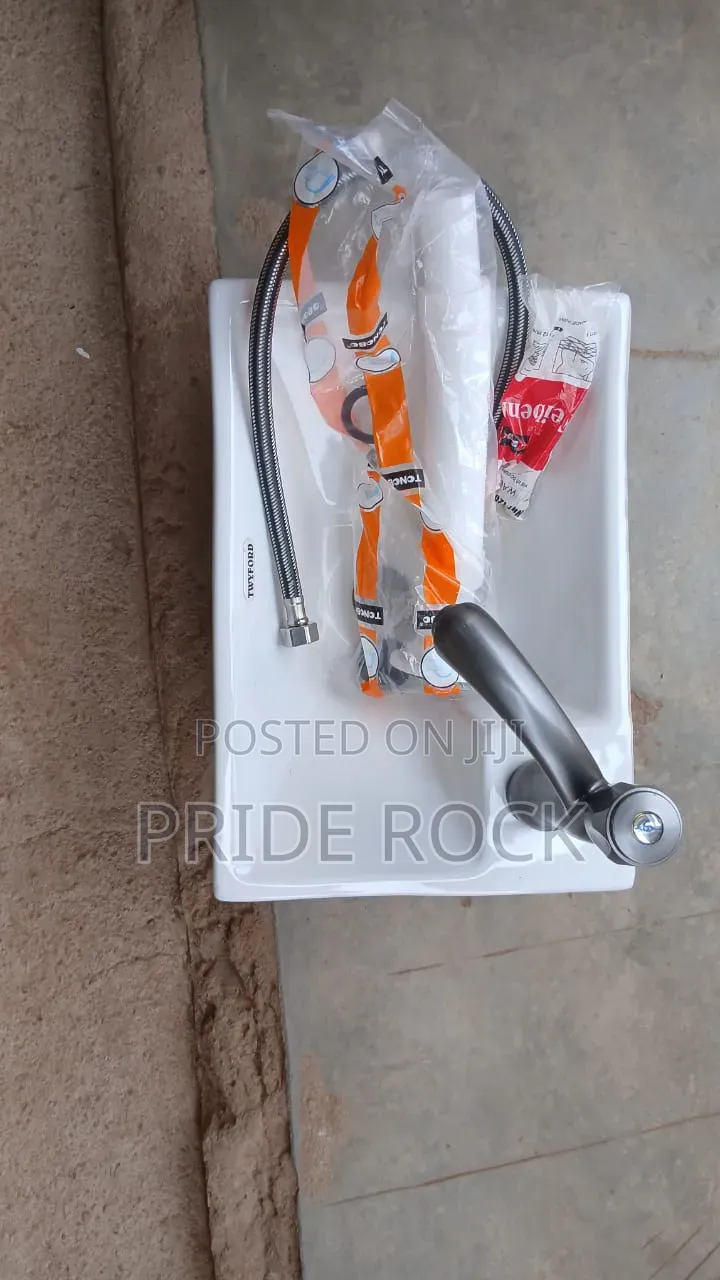 Small Size Basin With Tap Set