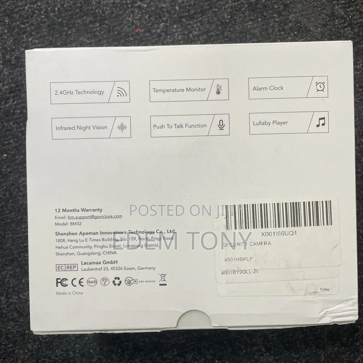 Victure BM32 Video Baby Monitor