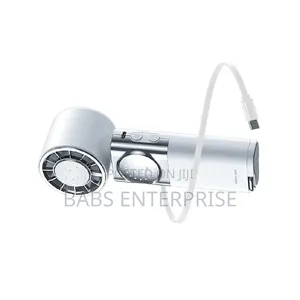 Green Lion Power Wind Handheld Fan With Power Bank- White