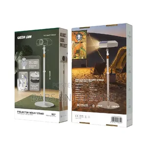 Green Lion Projector Mount Stand With Stable Metal Base – White