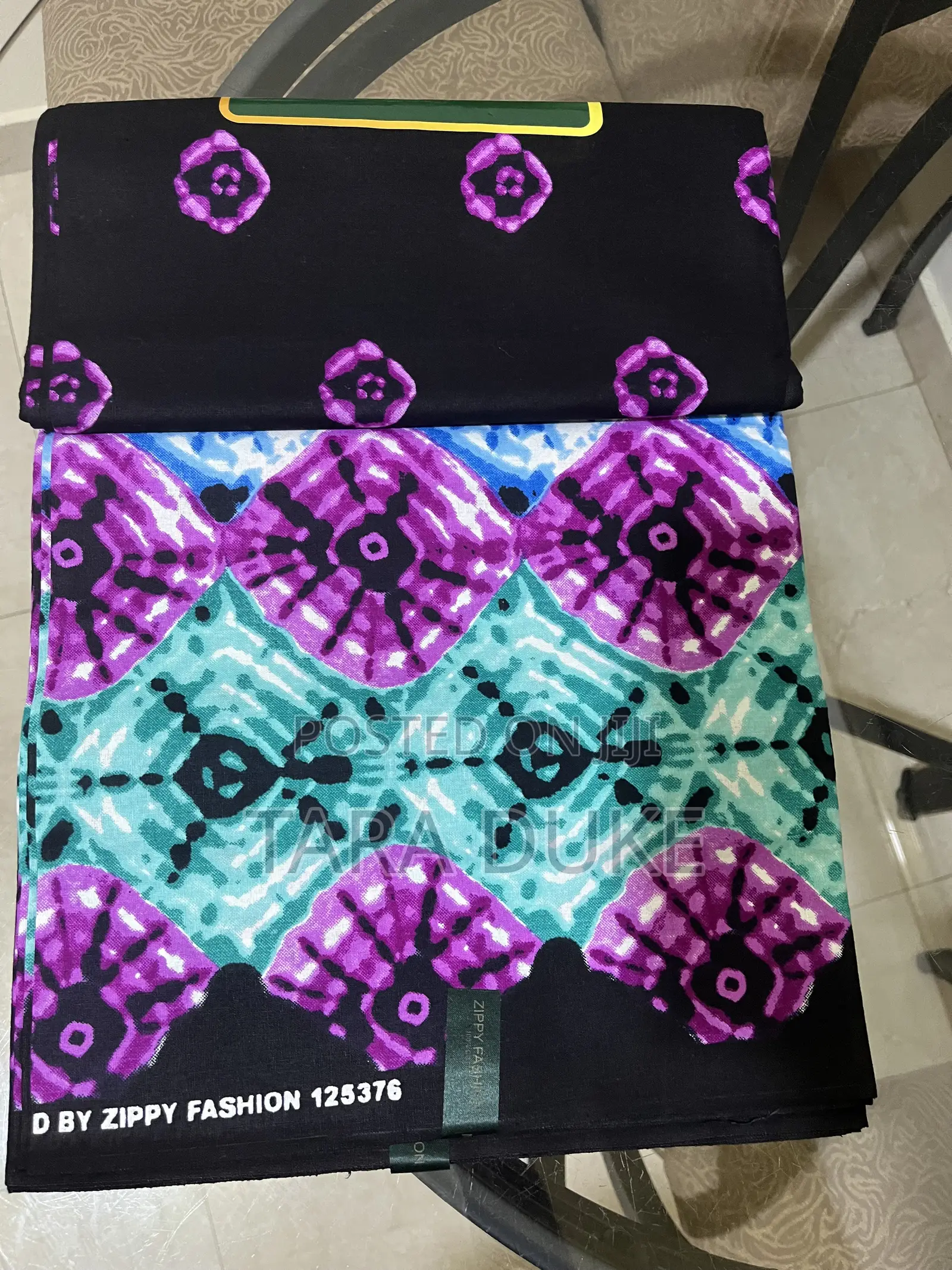 Modern Tie and Dye Batik Print