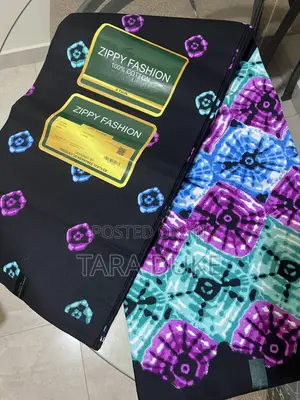 Modern Tie and Dye Batik Print