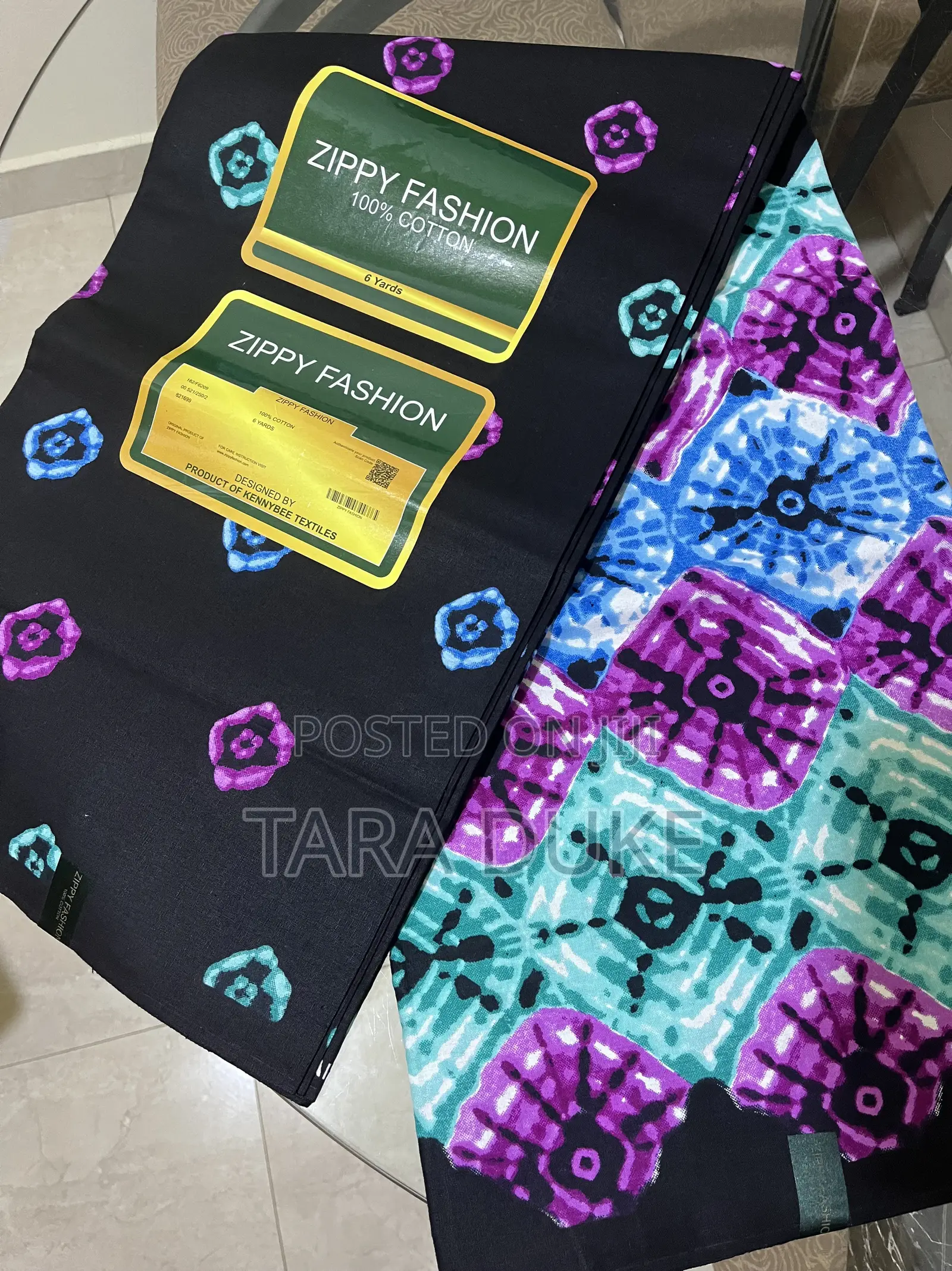Modern Tie and Dye Batik Print