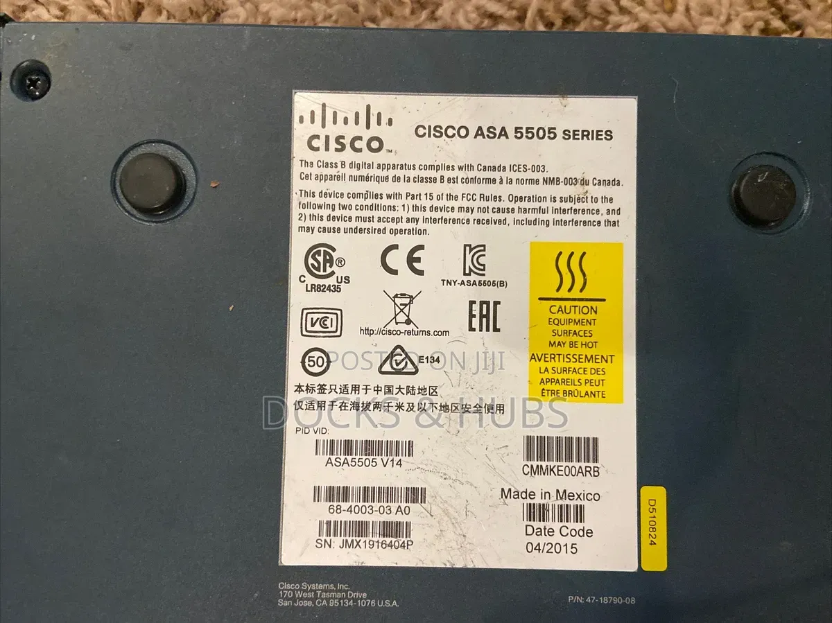 Cisco ASA 5505 Series Adaptive Security Appliance