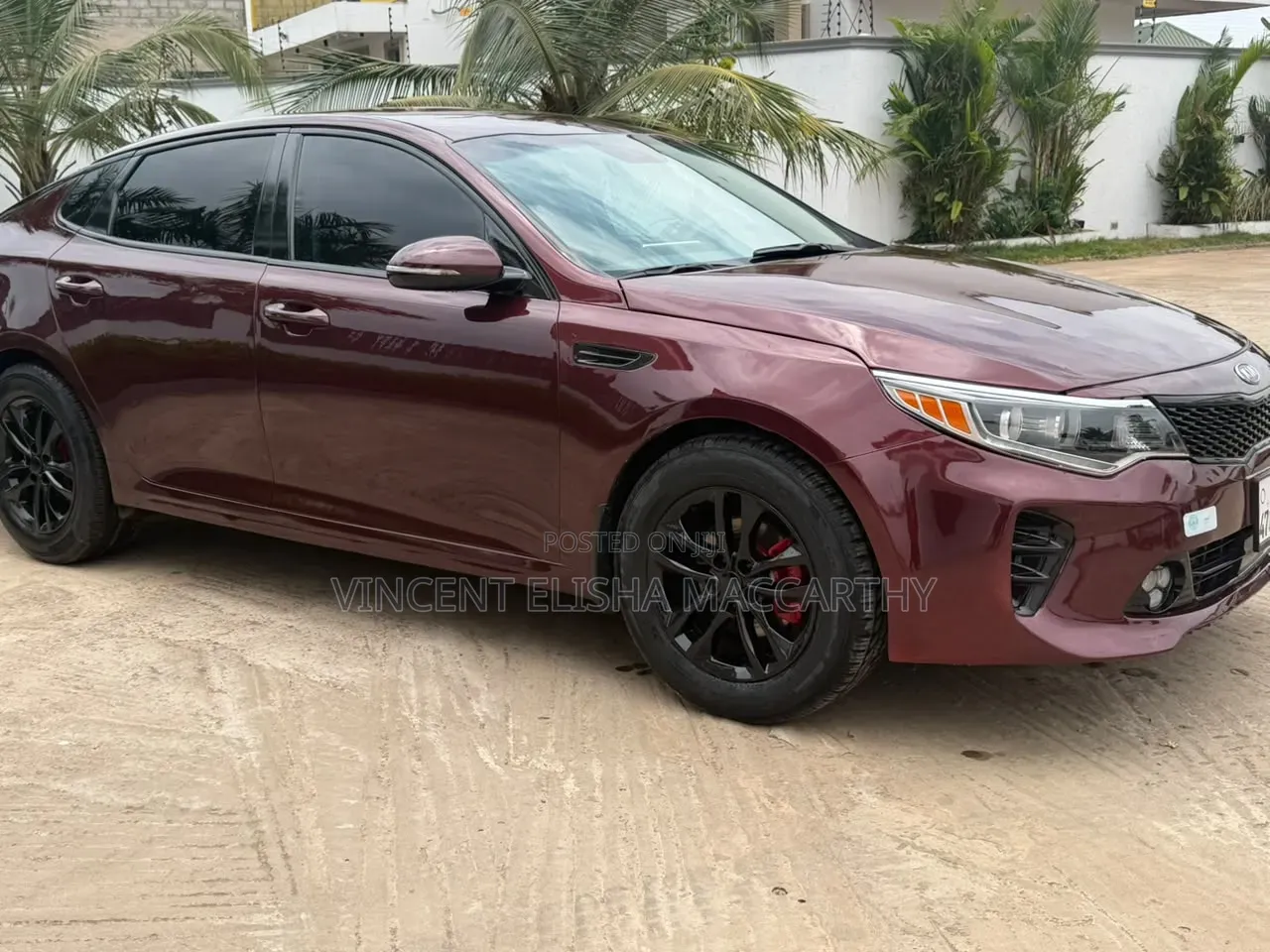 Kia Optima 2017 Burgundy
