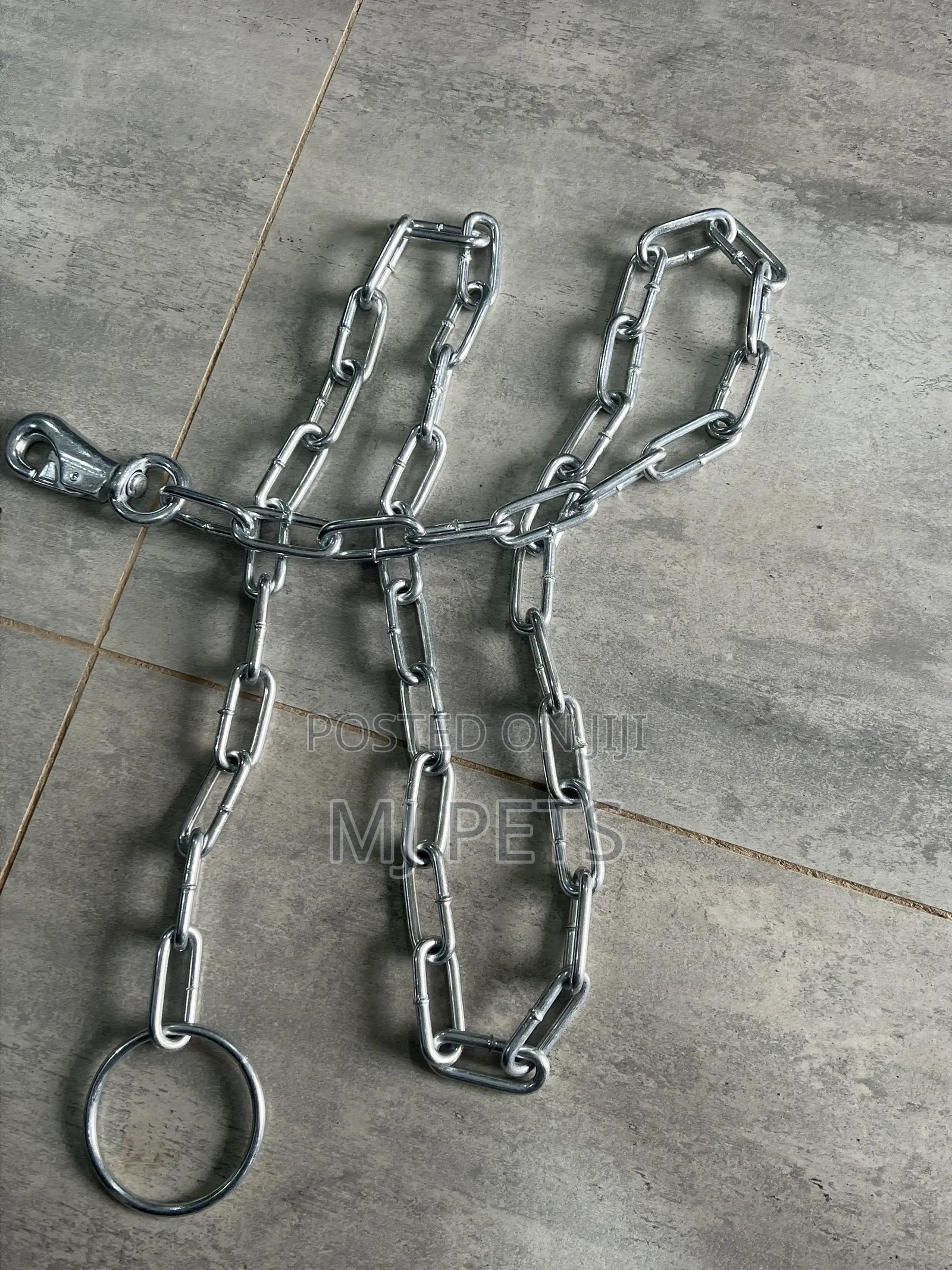 Ring Handle Pet Chain With Big Hook