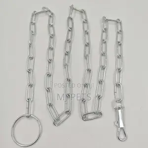 Ring Handle Pet Chain With Snag Hook