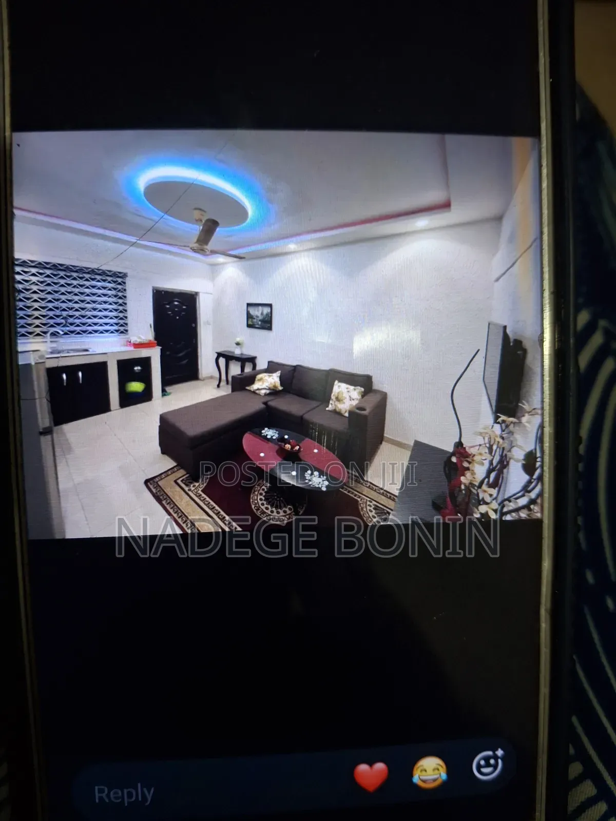 Furnished 1bdrm Apartment in Charles Residences, New Site for rent