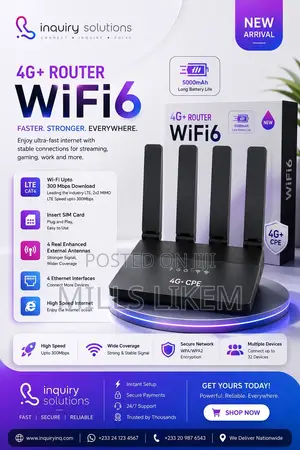 Turbo Net CAT 4 Portable Router