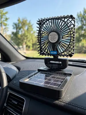 Solar Car Fan Solar + USB Charging
