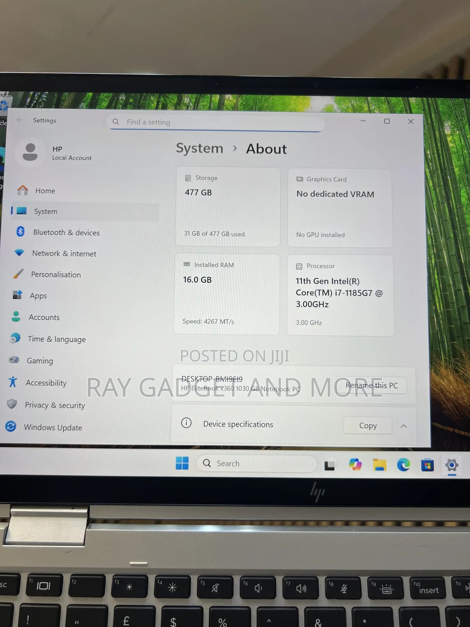 Laptop HP EliteBook x360 1030 G8 16GB Intel Core i7 SSD 512GB